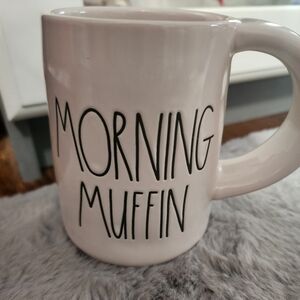 Rae Dunn "MORNING MUFFIN"  Slim Mug